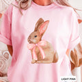 Coquette Easter Bunny | Easter Graphic Tee | Gildan
