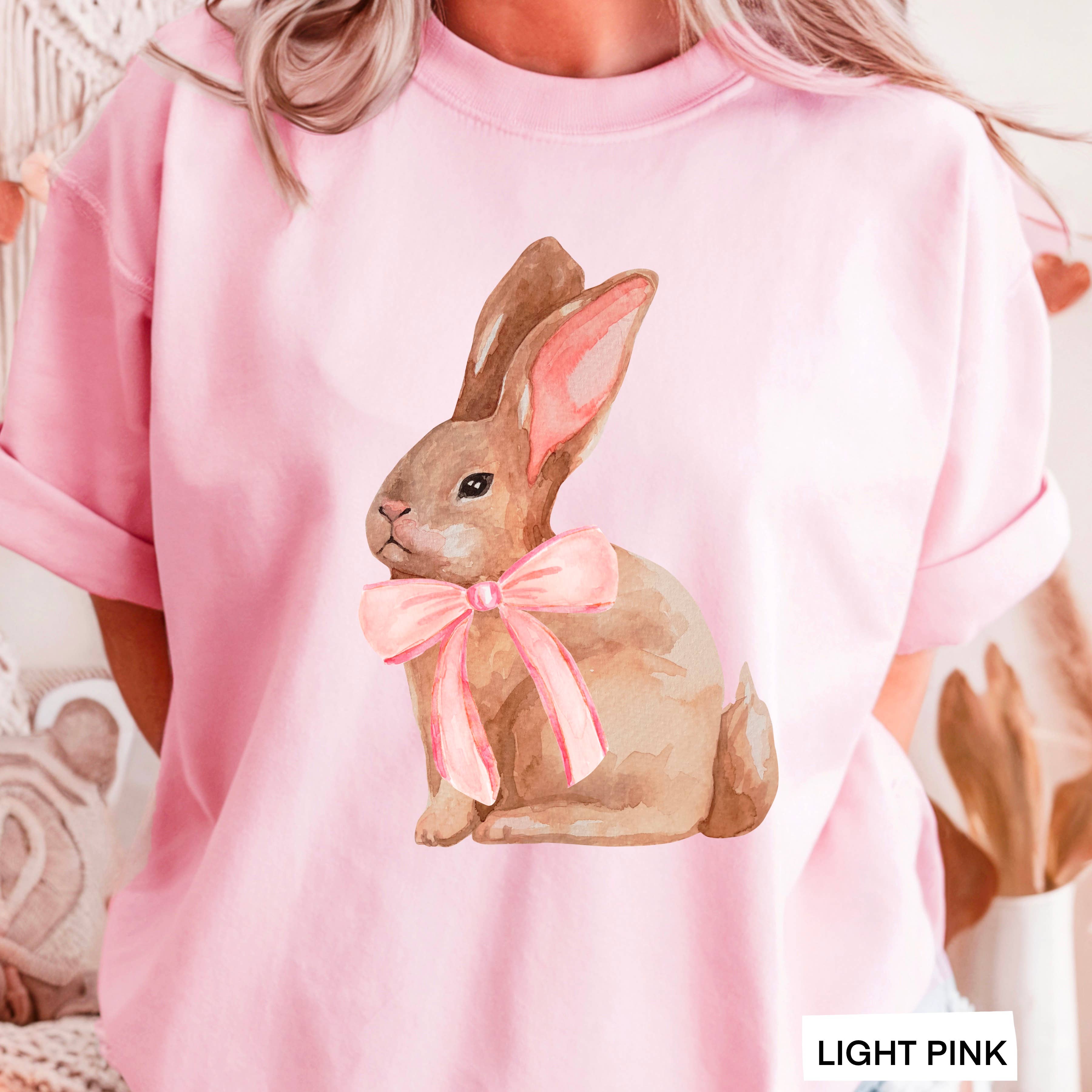 Coquette Easter Bunny | Easter Graphic Tee | Gildan