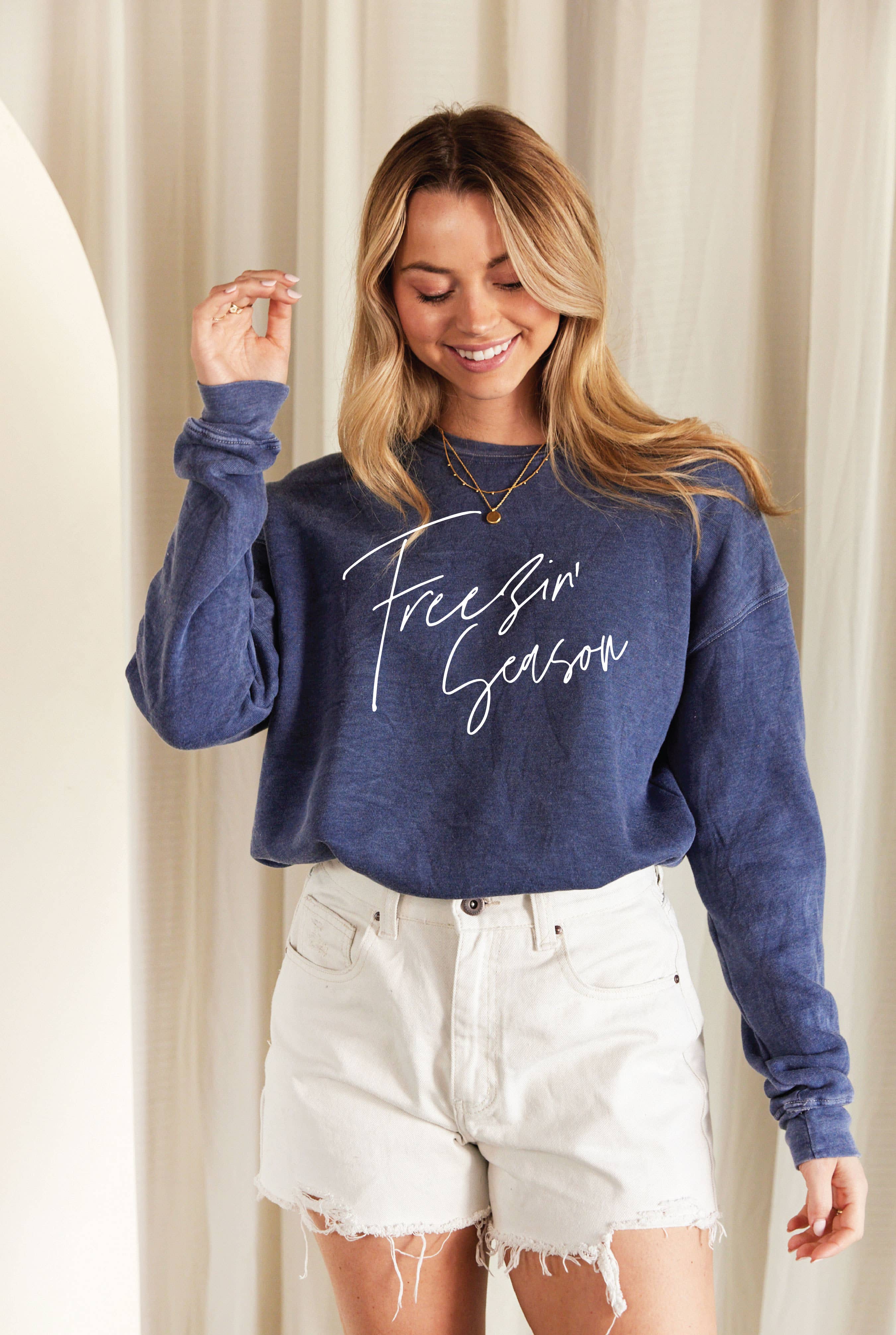 Freezin' Season Mineral Graphic Sweatshirt