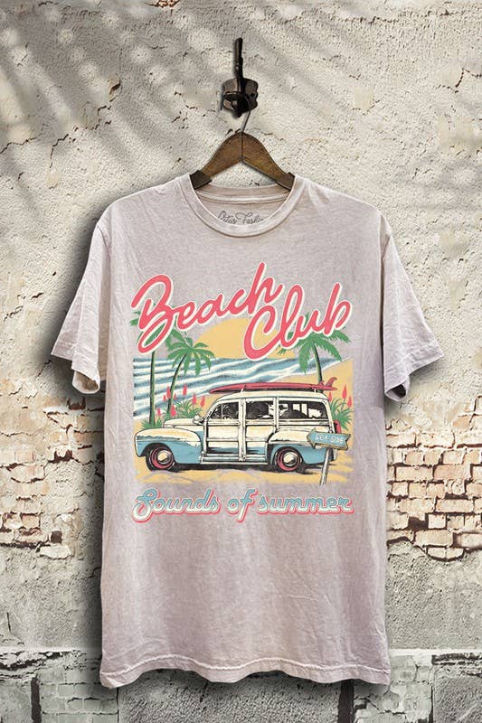 Beach Club Graphic Top