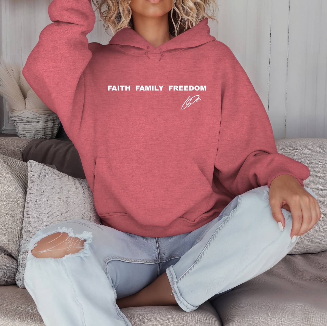 Faith Family Freedom Hoodie, Charlie Kirk