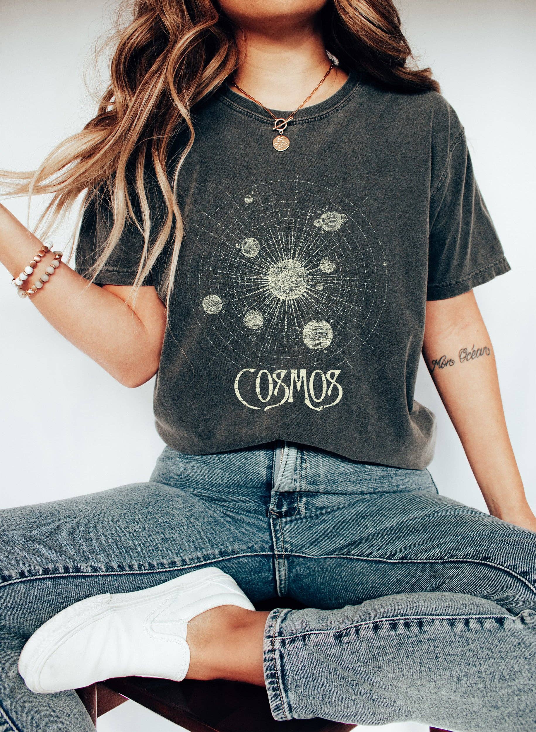 Cosmos and Planets Celestial T-Shirt