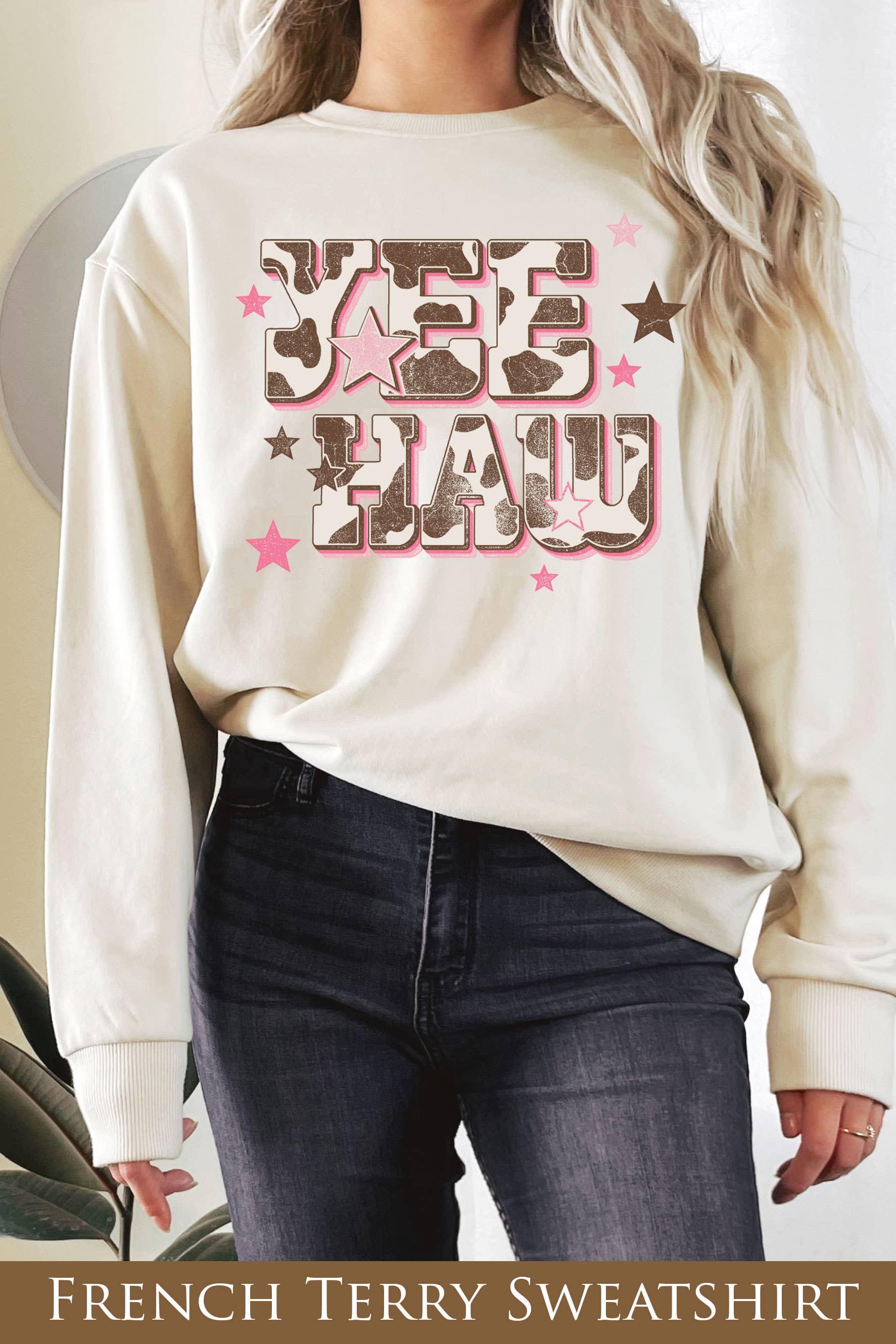 Yee Haw Graphix French Terry Sweatshirts