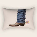 Funny Cowboy  Rectangular Pillow Gallery Image 2