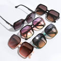 Fancy Glitter and Texture Design Frame Sunglasses