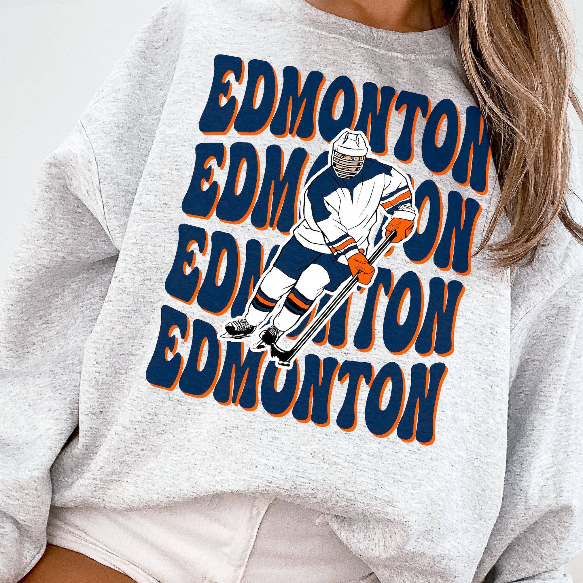 Vintage Edmonton Oilers 1979 Retro Hockey Fan Sweatshirt