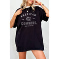 Waves Wheels and Wayfarers Vintage Graphic Oversized Tee