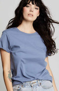 Etb03 - Vintage Blue Burn Out Tee