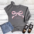 Valentine Coquette Bow Xoxo Sweatshirt
