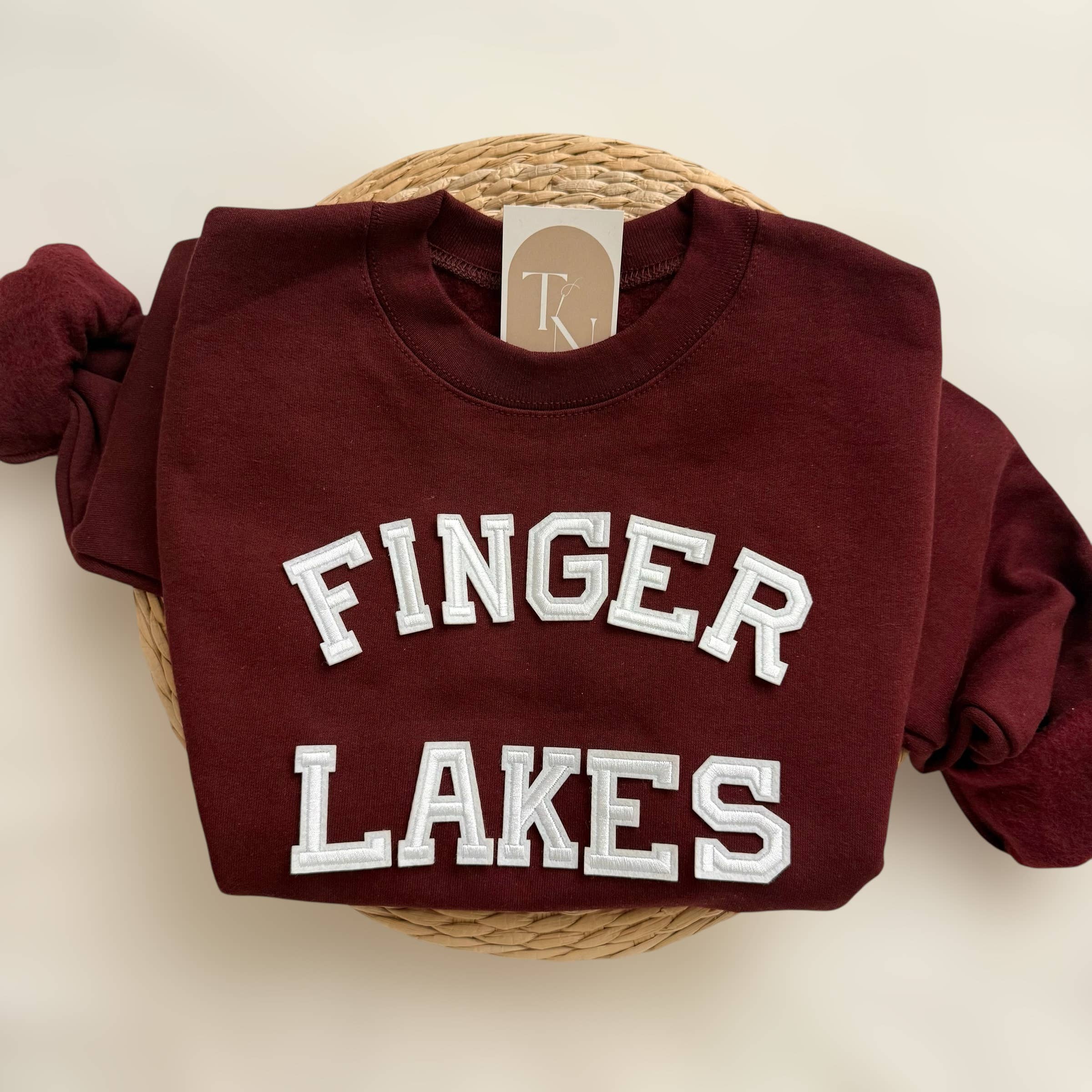Finger Lakes Sweatshirt, Wine Sweatshirt