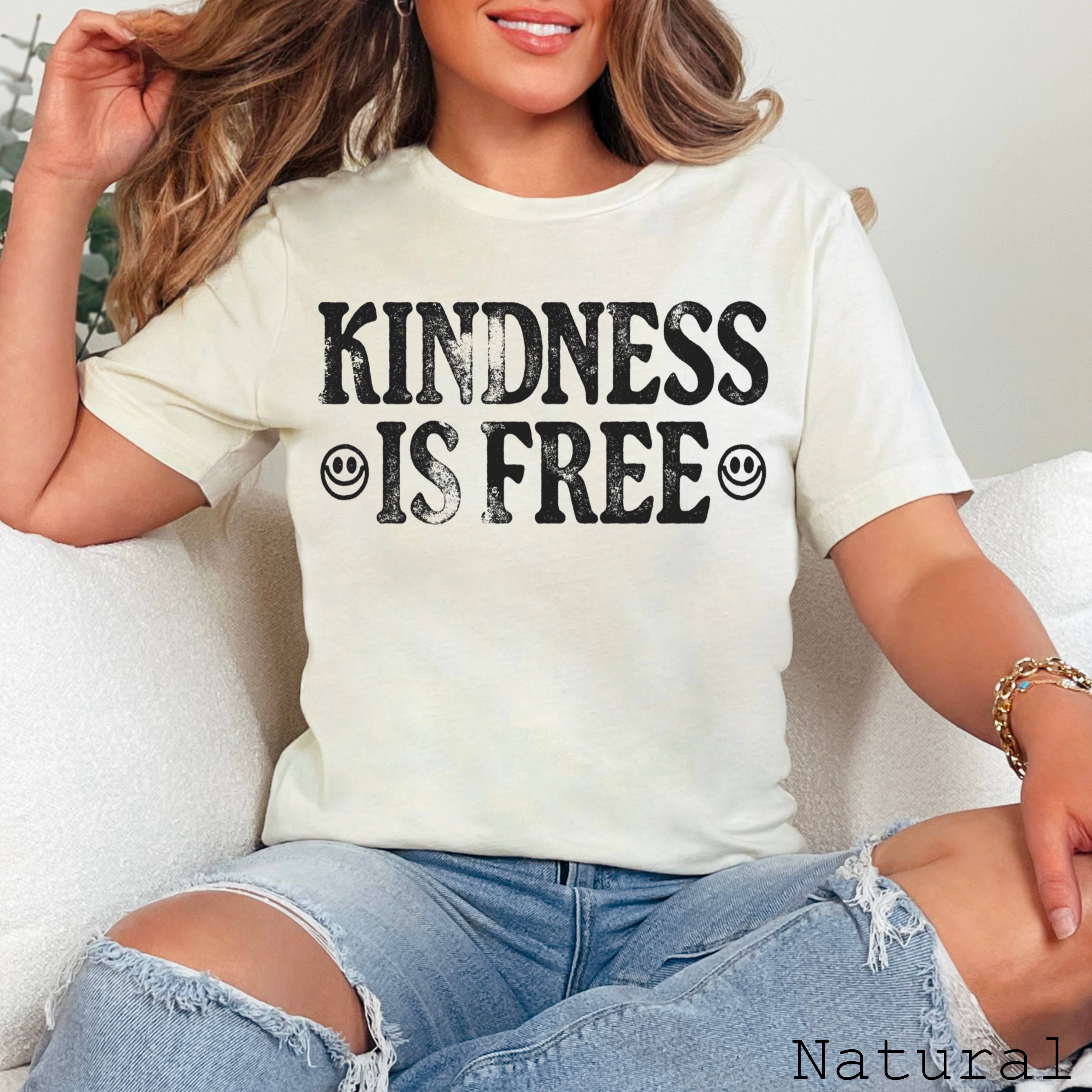 Kindness Is Free Graphic Tee  | Bella Canvas