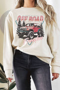 Off Road Freedom Car Graphic Terry Sweatshirts