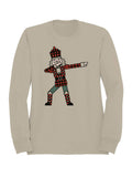 Dabbing Tartan King Illustration Women's Sweatshirt