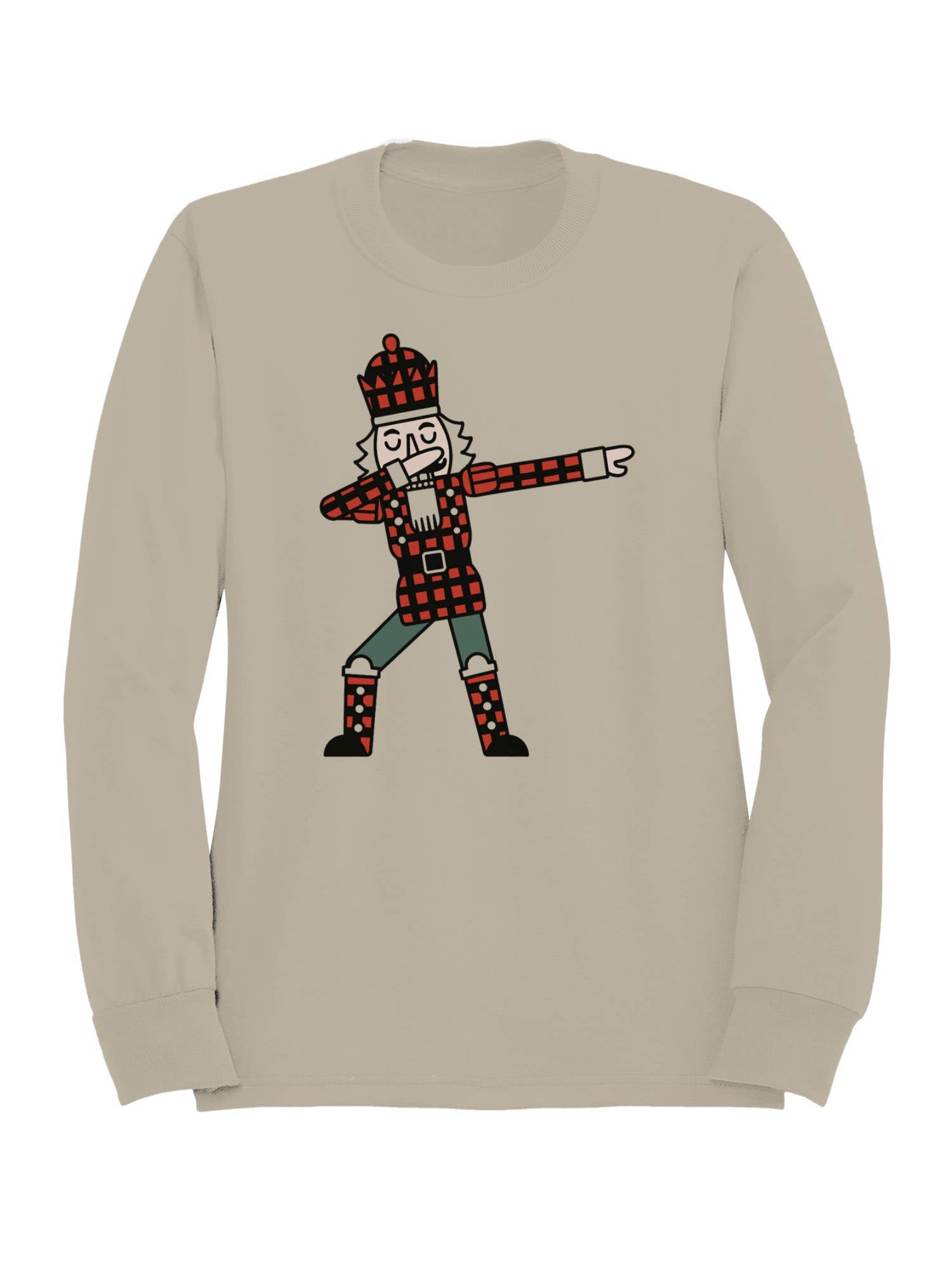 Dabbing Tartan King Illustration Women's Sweatshirt