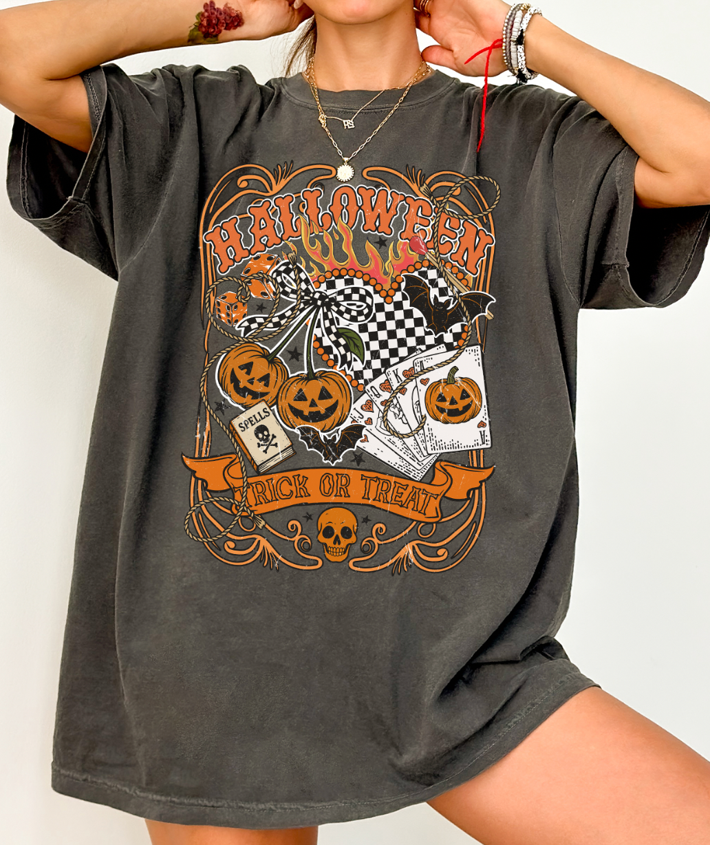 Halloween Trick or Treat  - Comfort Color Pepper