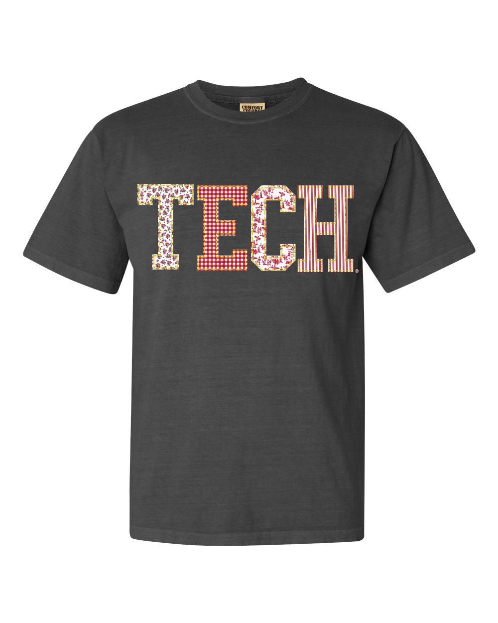 Texas Tech Red Raiders Quilted Puff Ink Pepper Cc Tee