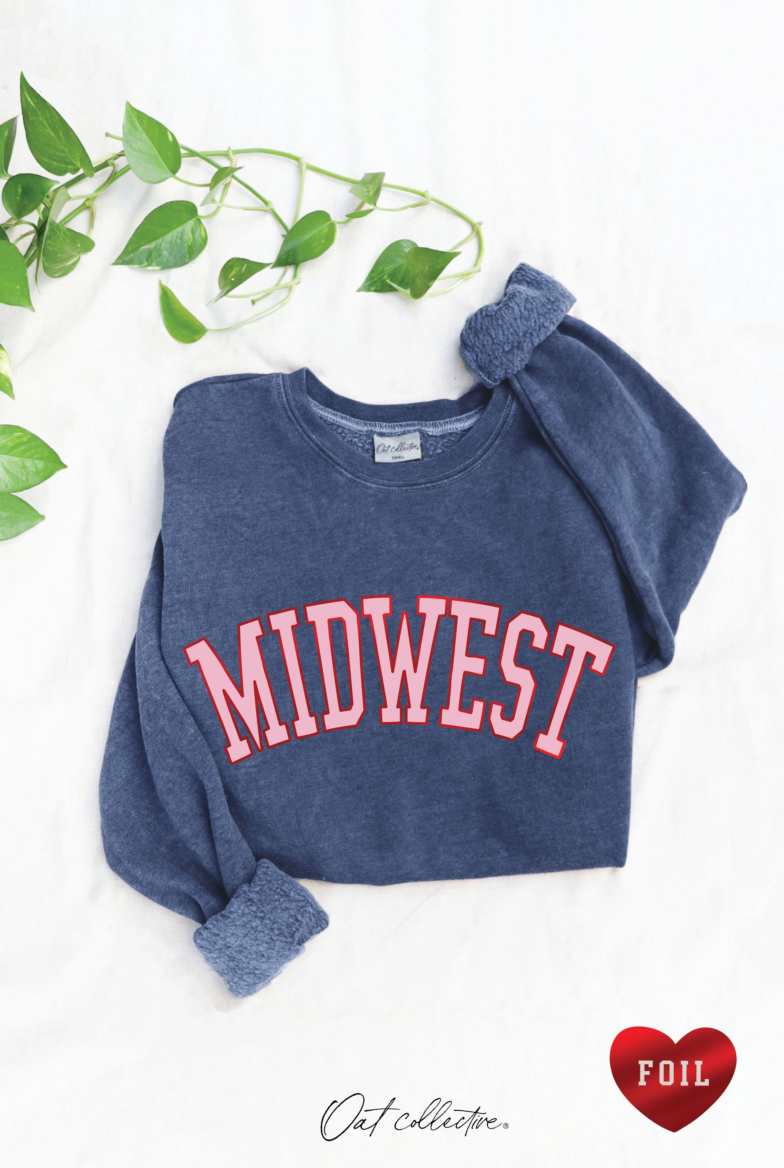 Midwest Foil       Mineral Graphic Sweatshirt
