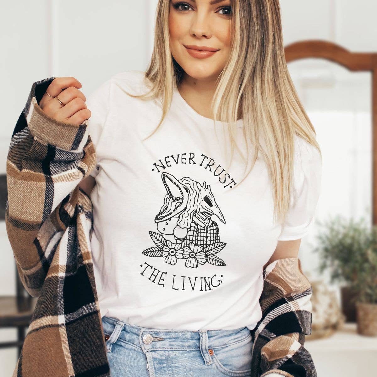 Never Trust the Living - Beetlejuice Inspired T-Shirt
