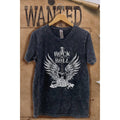 Rock and Roll Forever Mineral Wash Vintage Graphic  Tee