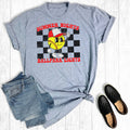 Retro Summer Nights Ball Park Lights Softball Graphic Tee