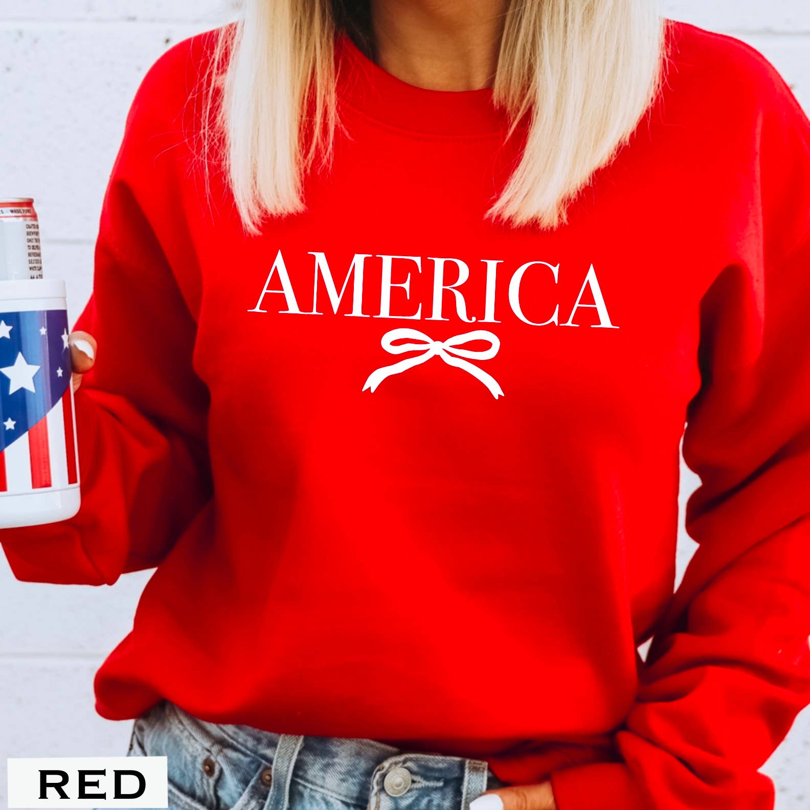 America Patriotic Sweatshirt | July 4th Sweatshirt
