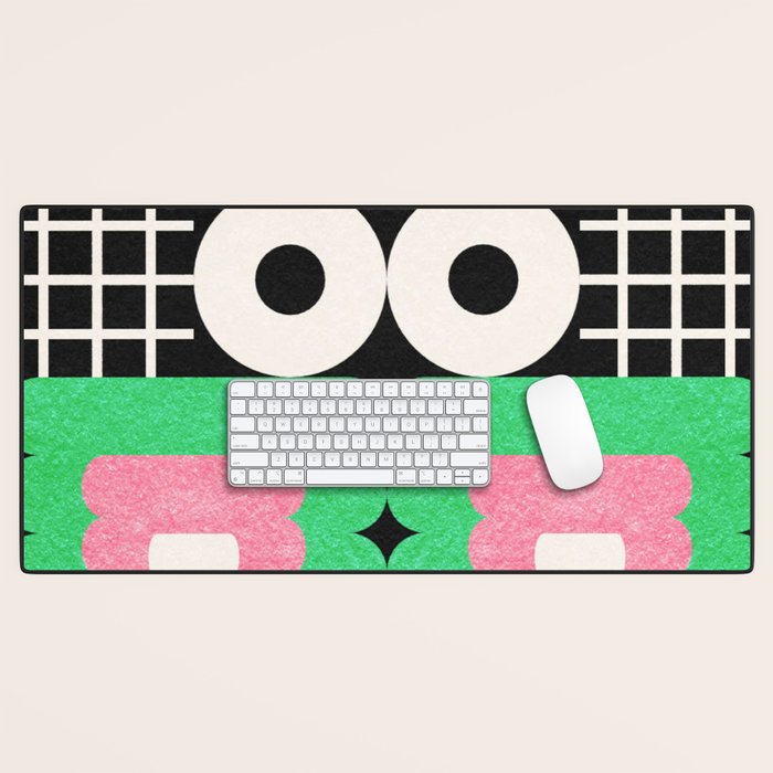 Funny Face Desk Mat Gallery Image 1