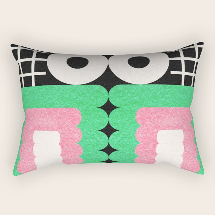 Funny Face Rectangular Pillow Gallery Image 2