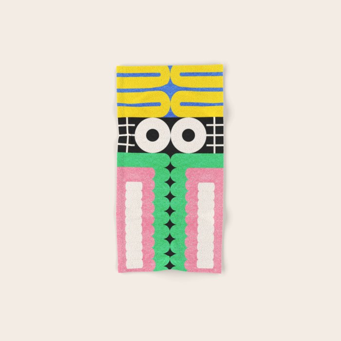 Funny Face Bath Towel Gallery Image 1