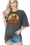 Unisex  Oversized - Joshua Tree Graphic Top