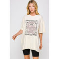Just Small Town Girl Graphic Oversized Tee