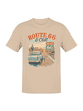 Roadtrip USA Route 66 & Chill Vintage Vibe Men's Tee