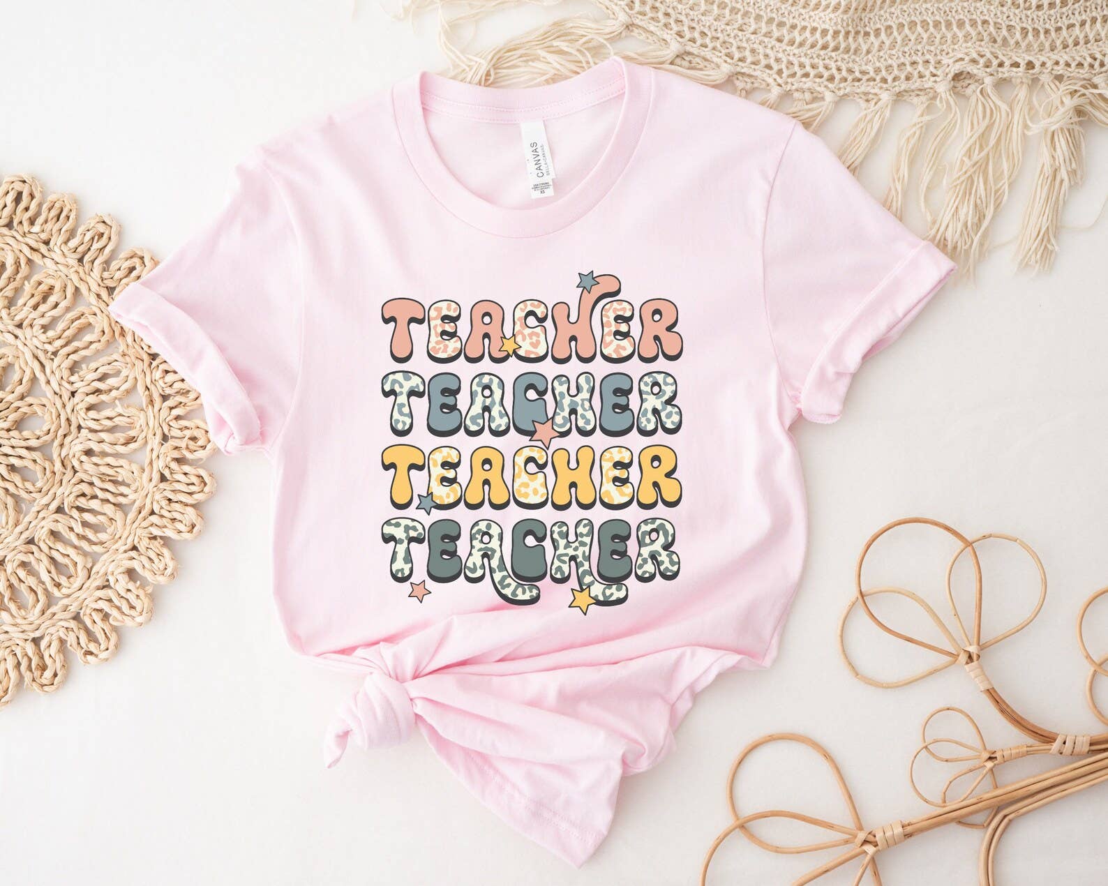 Retro Teacher T-Shirt - Cute Mama Tee
