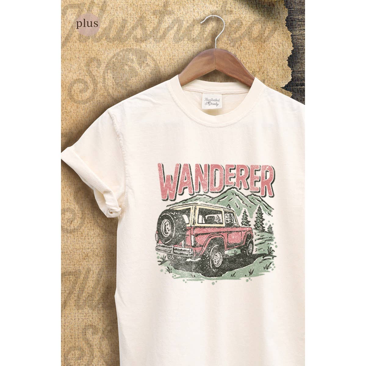 Wanderer Vintage Graphic Plus Tee