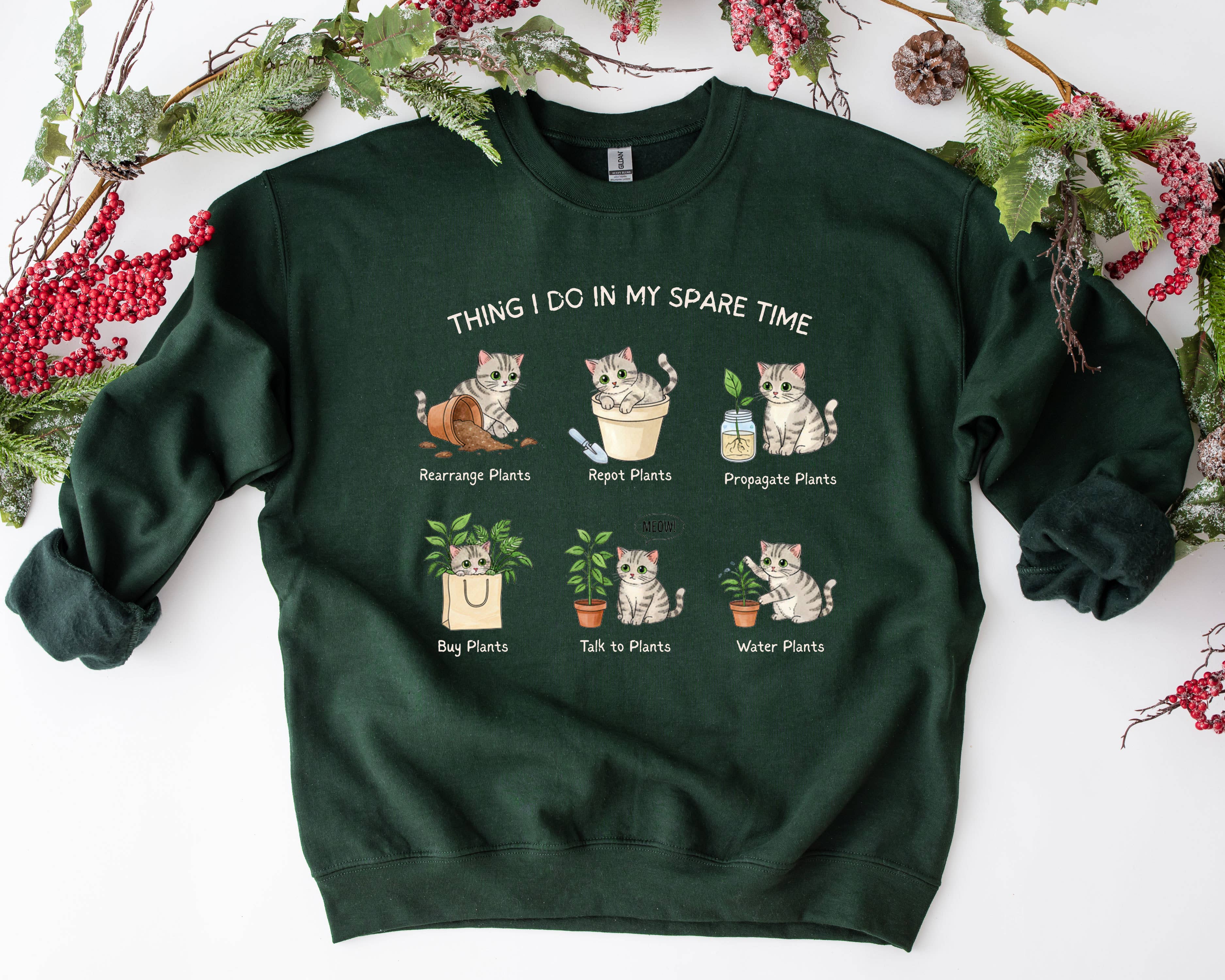 Things I Do in My Spare Time Sweatshirt Plant Lover Tee