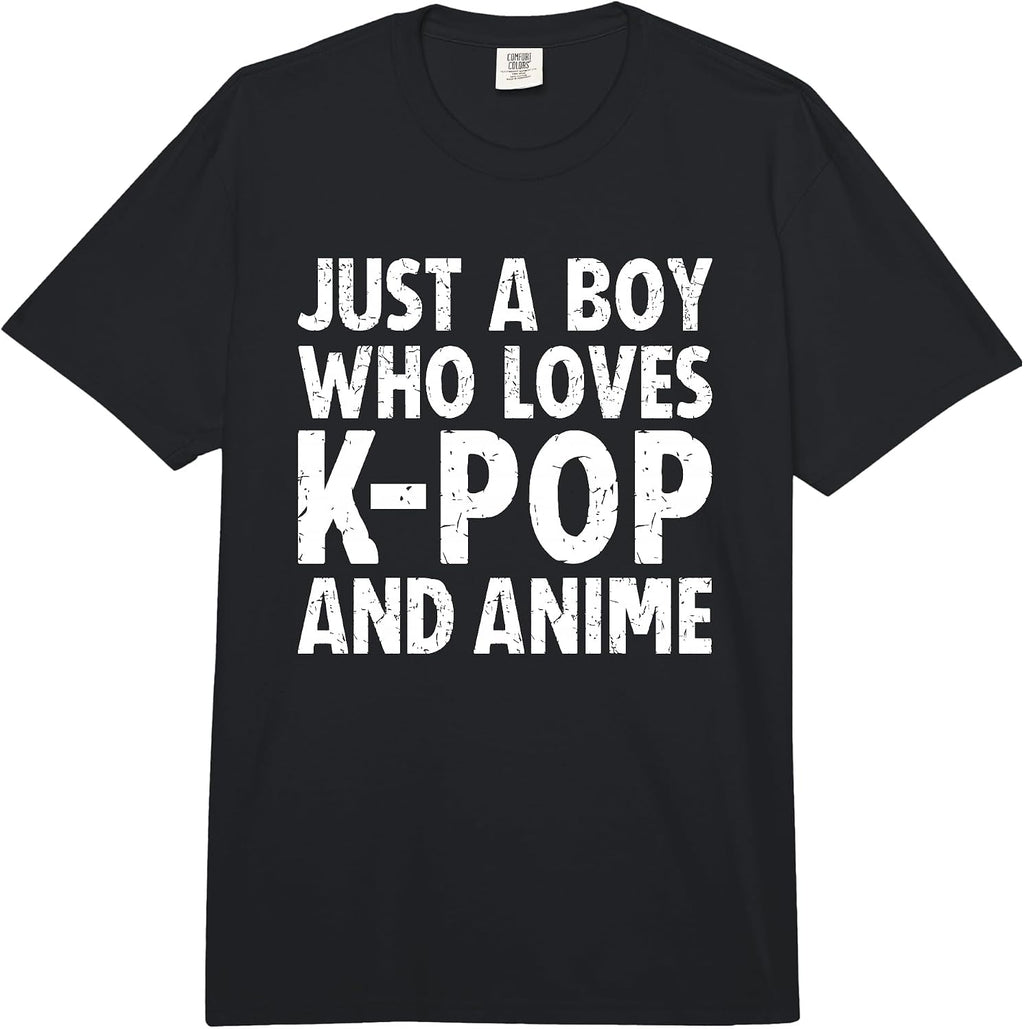 Just a Boy Who Loves Kpop and Anime Merch Boys Men