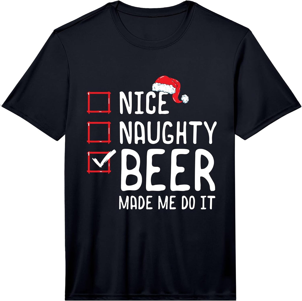 Nice Naughty List Funny Christmas Merch Gifts