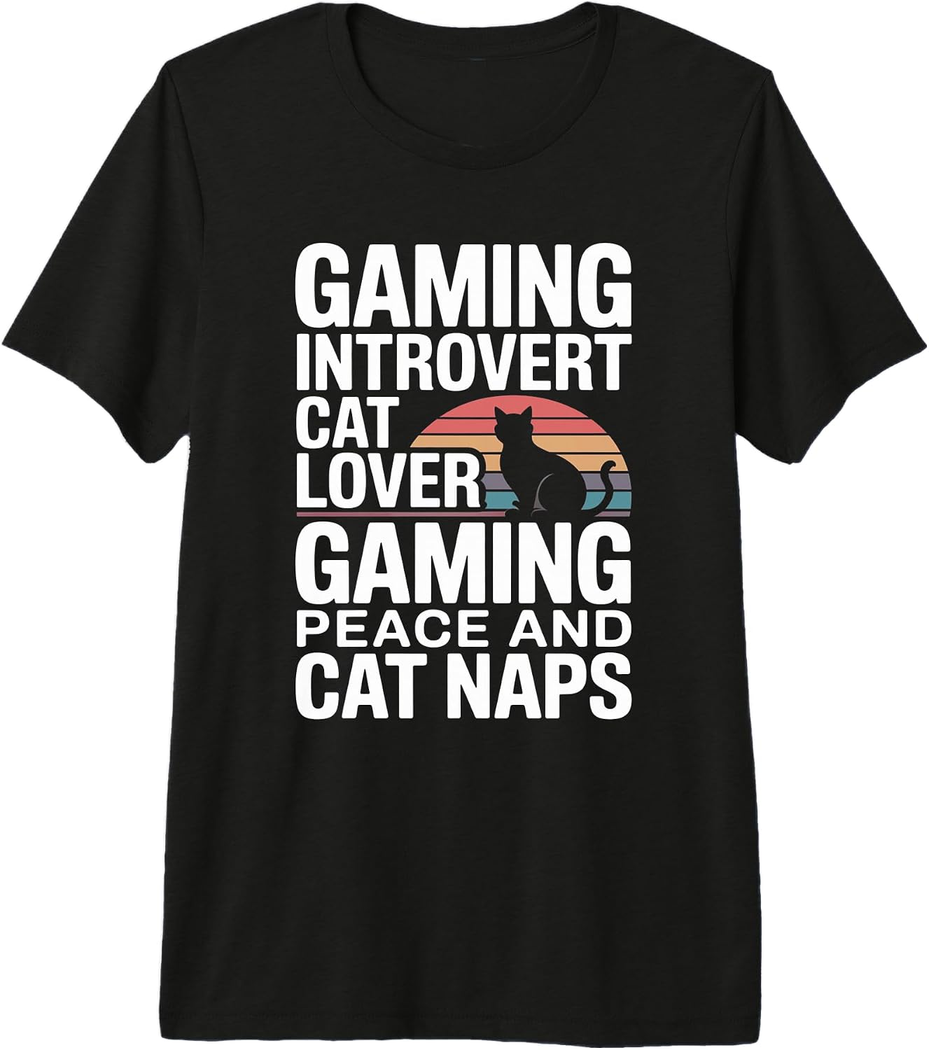 Introvert Gamer Cat Lover Naps Gaming Life