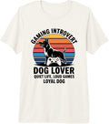 Retro Dog Gamer Introvert Sunset Controller
