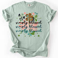 Not Lucky, Simply Blessed, Christian, Faith Apparel, T-Shirt