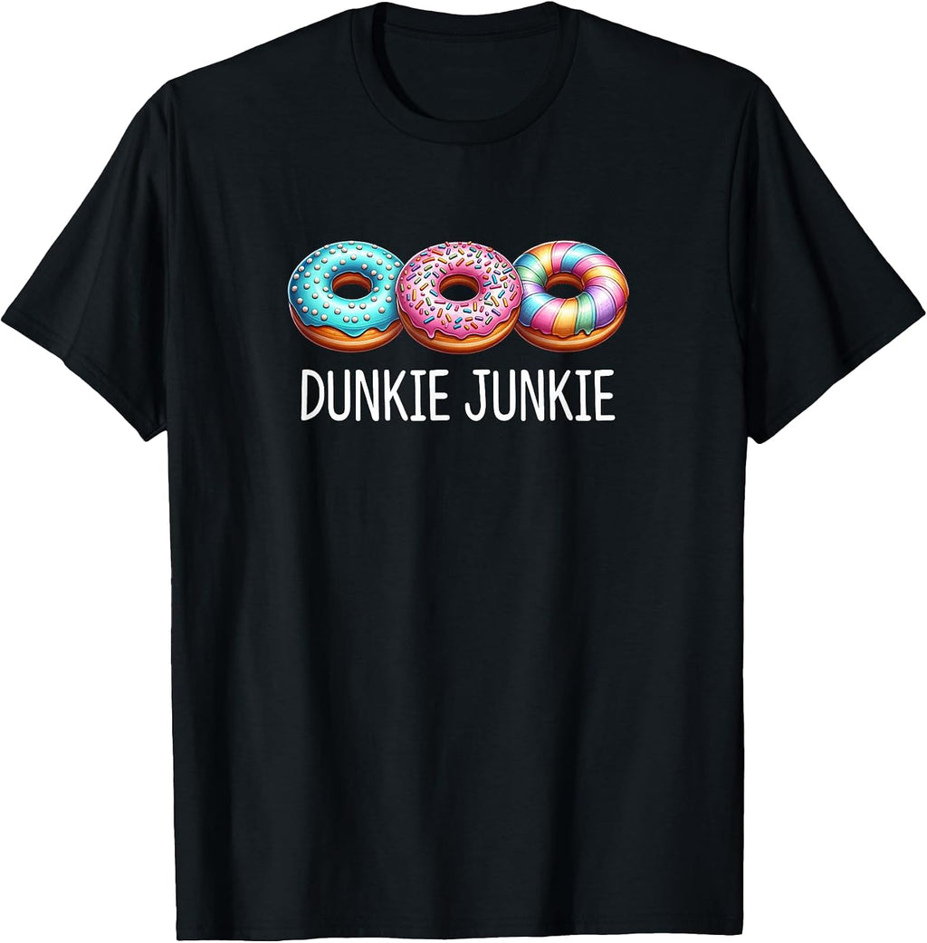 Dunkie Junkie - Donuts - T-Shirt