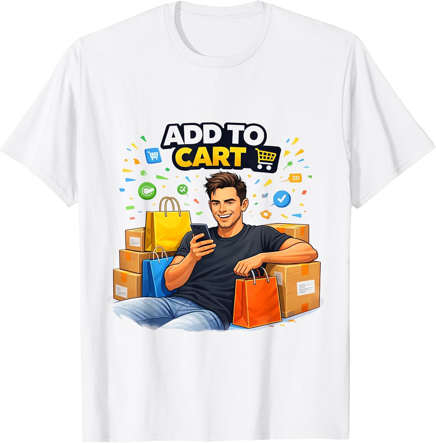 Online Shopping Graphic