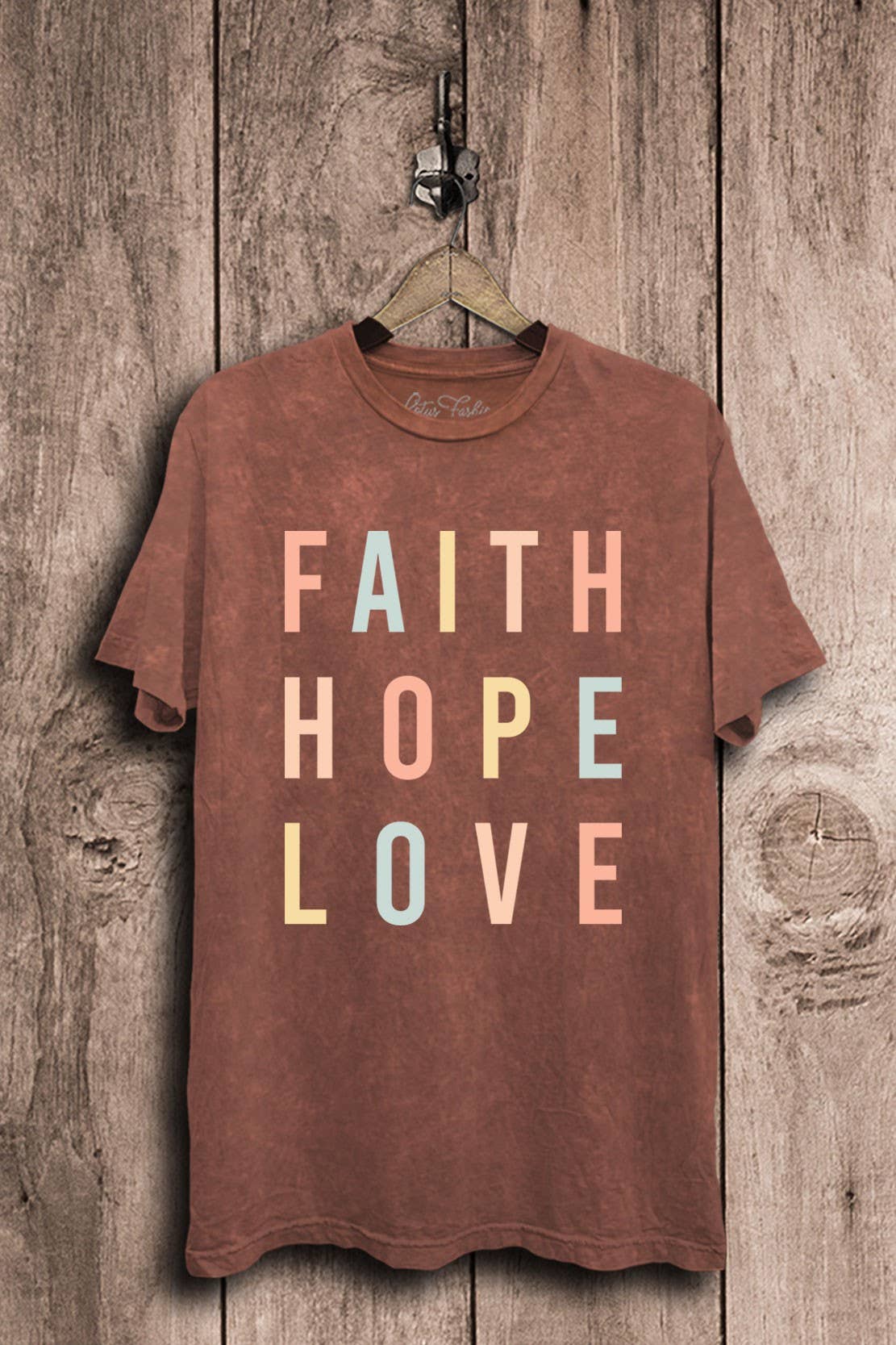 Faith Hope Love Graphic Top