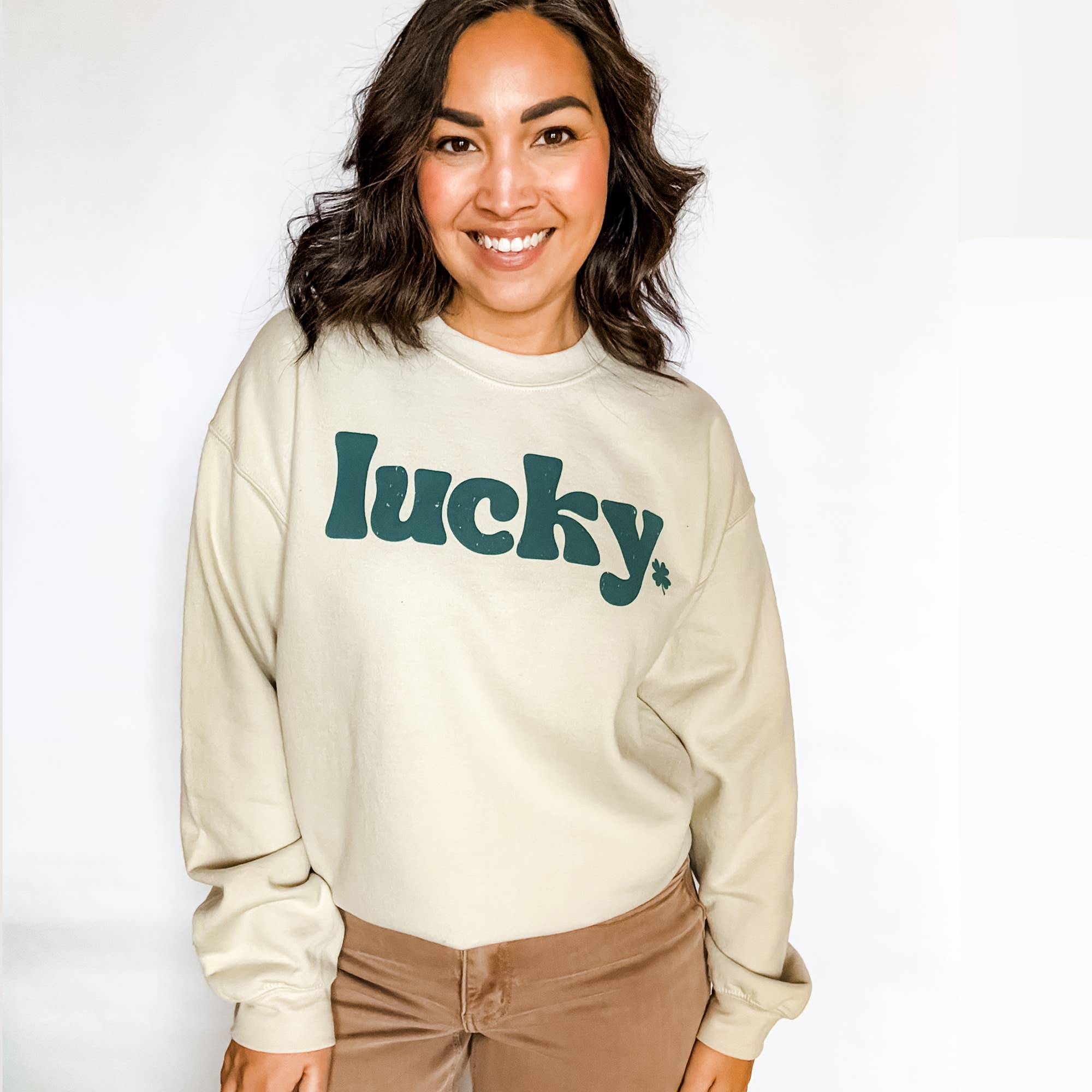 Lucky Crewneck Sweatshirt, St Patrick's Day, Lucky Sweat
