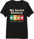 Introvert Social Battery Cat Gifts Apparel