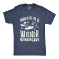 Walkin in A Wiener Wonderland Men's T Shirt