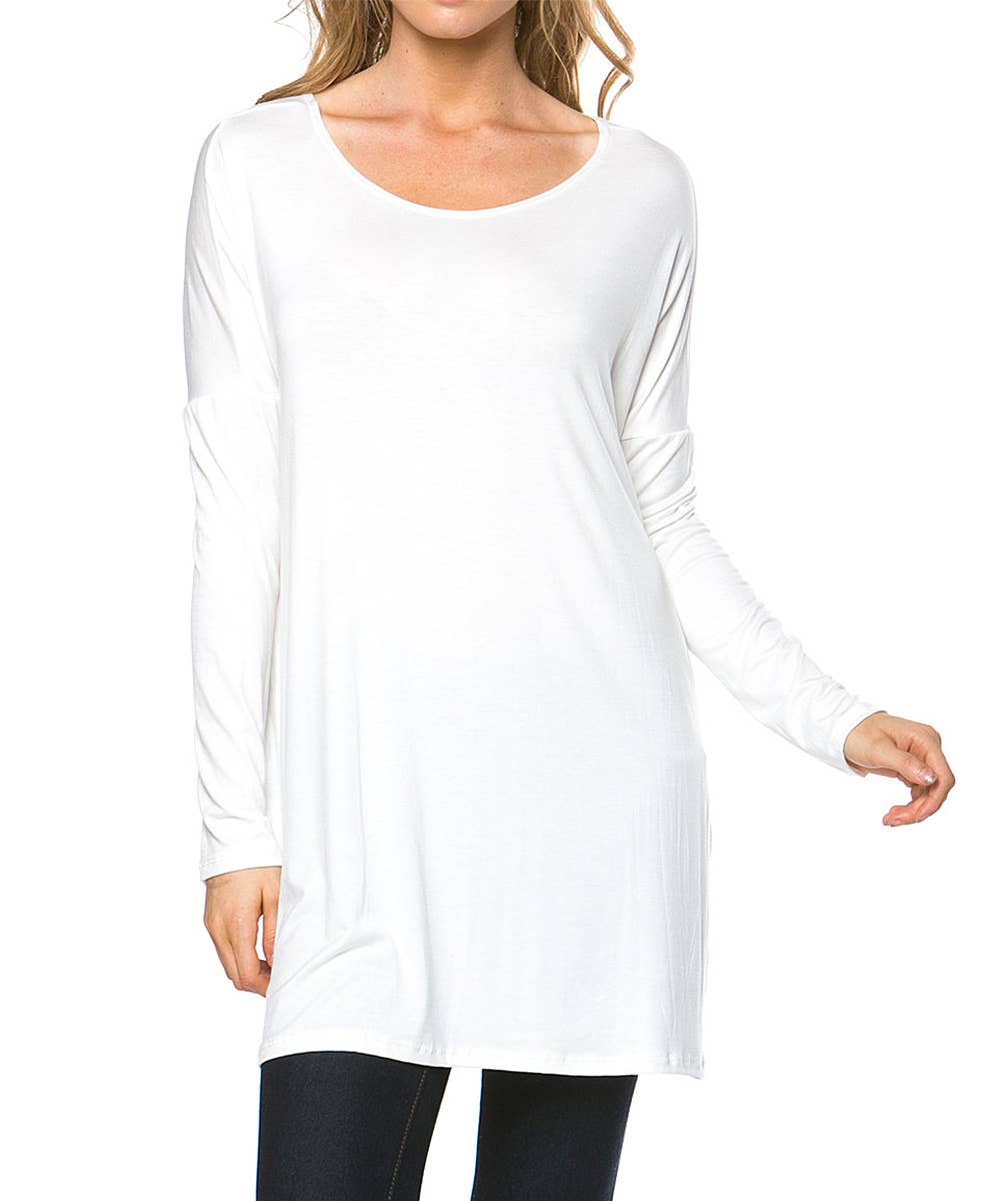.0621 Relaxed Boatneck Tunic SI-538