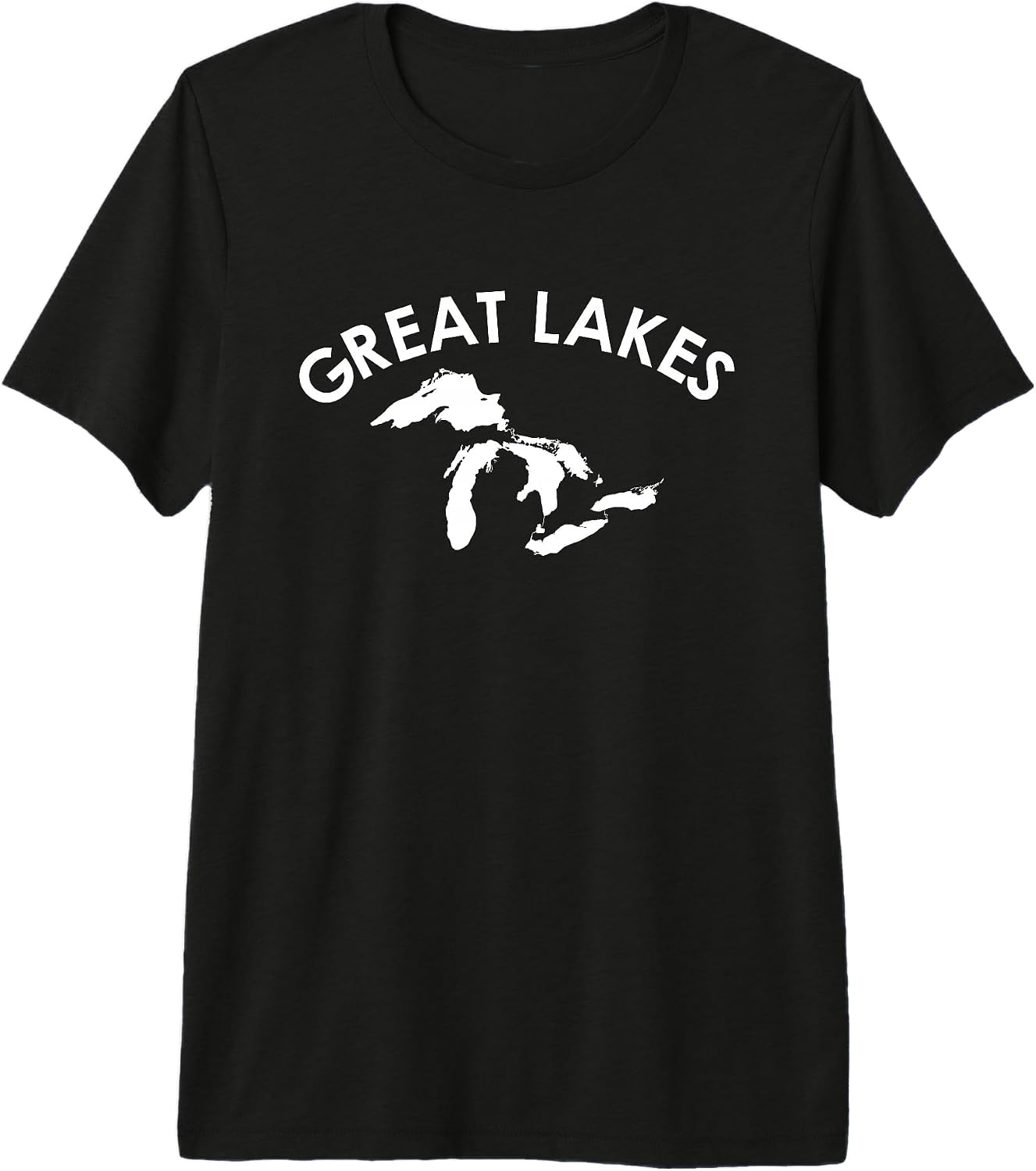 GREAT LAKES MAP SILHOUTTE
