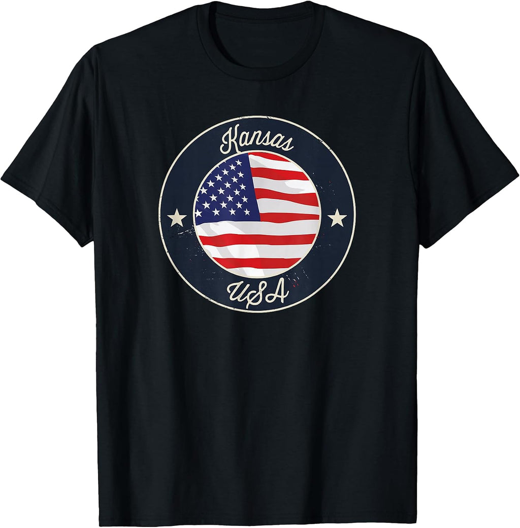 Kansas US Flag Merch