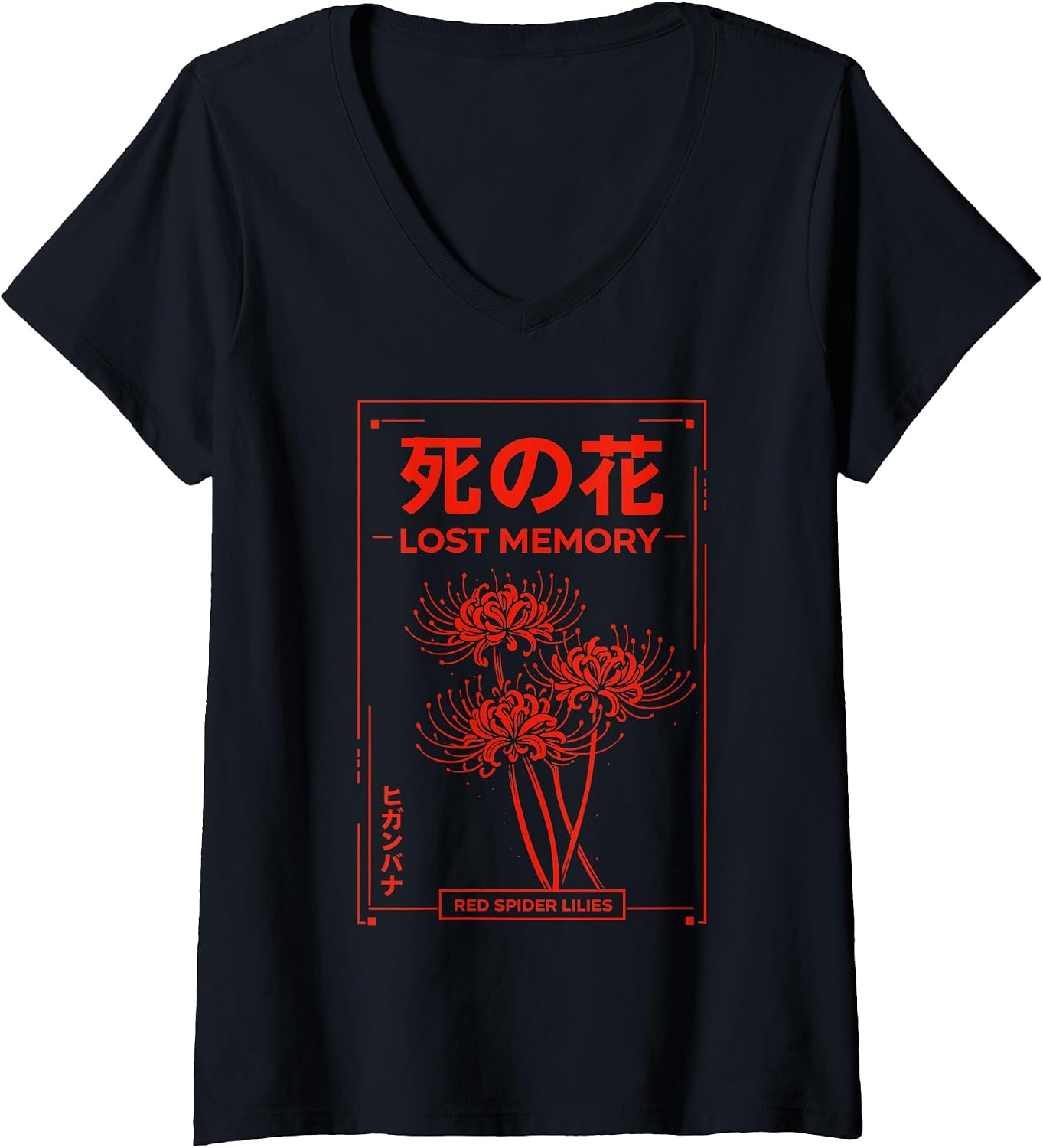 Red Spider Lily Flower Manga Aesthetic Anime Art