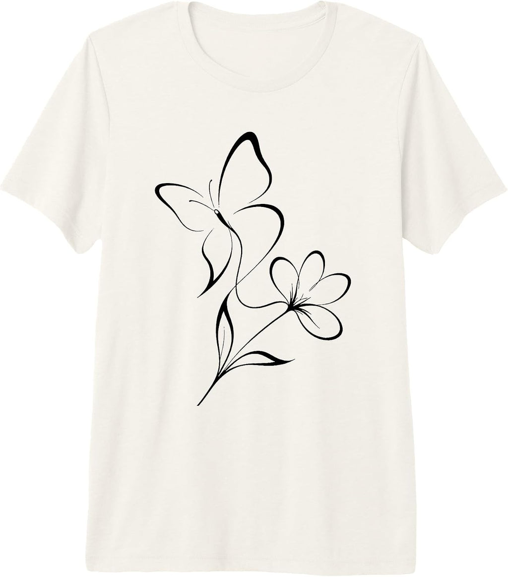 Floral Boho Line Art